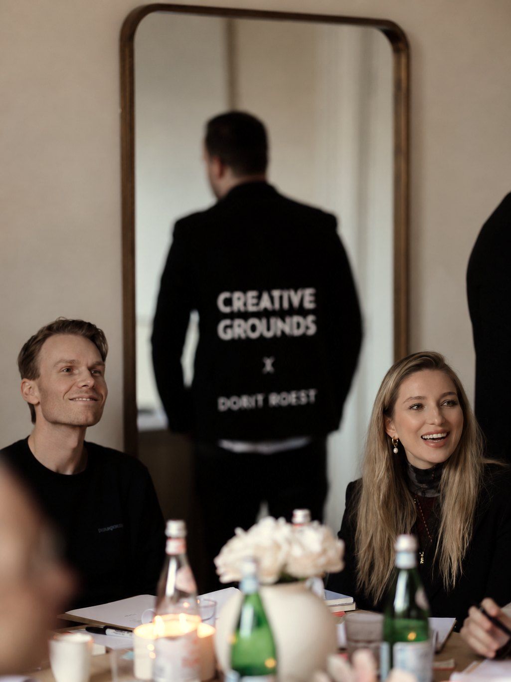 Members at a CreativeGrounds x Dorit Roest masterclass at Emmalaan, Amsterdam Oud-Zuid